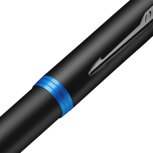 Ручка шариковая Parker IM Professionals Marine Blue BT, черная с синим Ручка шариковая Parker IM Professionals Marine Blue BT, черная с синим