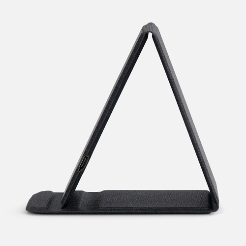 Подставка для смартфона с беспроводной зарядкой Kickstand, серая Подставка для смартфона с беспроводной зарядкой Kickstand, серая