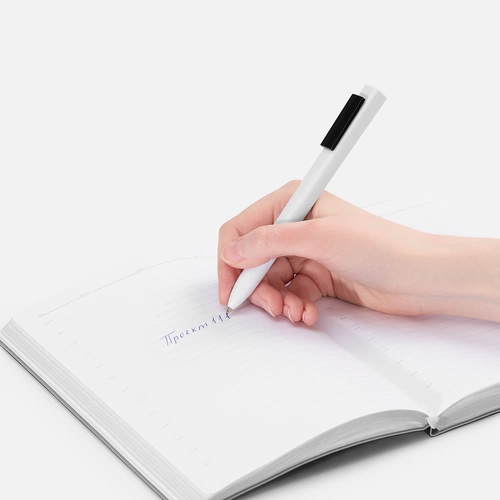 Ручка шариковая Swiper SQ, белая с черным Ручка шариковая Swiper SQ, белая с черным