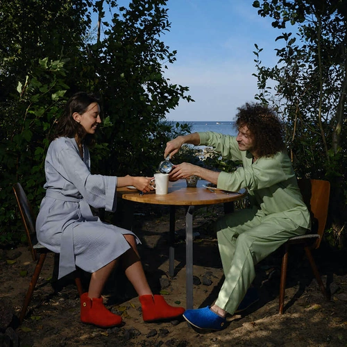 Домашние валенки Cant, синие (василек) Домашние валенки Cant, синие (василек)