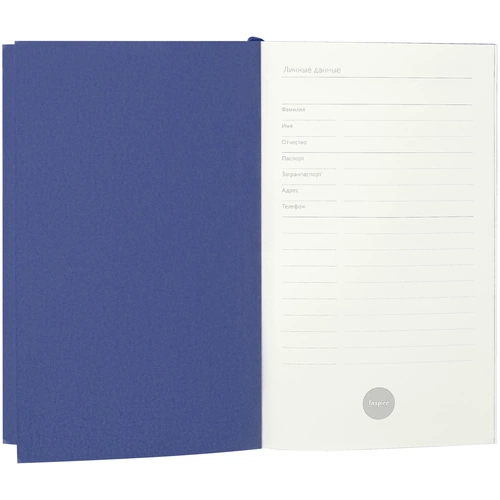 Ежедневник Flat Mini, недатированный, синий Ежедневник Flat Mini, недатированный, синий