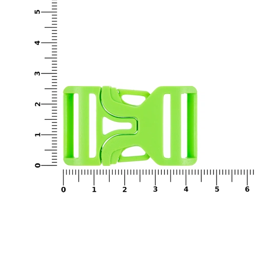 Застежка-пряжка Fibbia, зеленый неон Застежка-пряжка Fibbia, зеленый неон