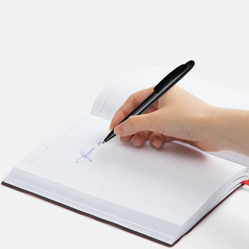 Ручка шариковая Moor Silver, ver.2, черный металлик Ручка шариковая Moor Silver, ver.2, черный металлик