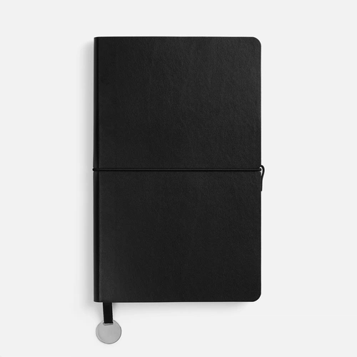 Ежедневник Waltz, недатированный, черный Ежедневник Waltz, недатированный, черный