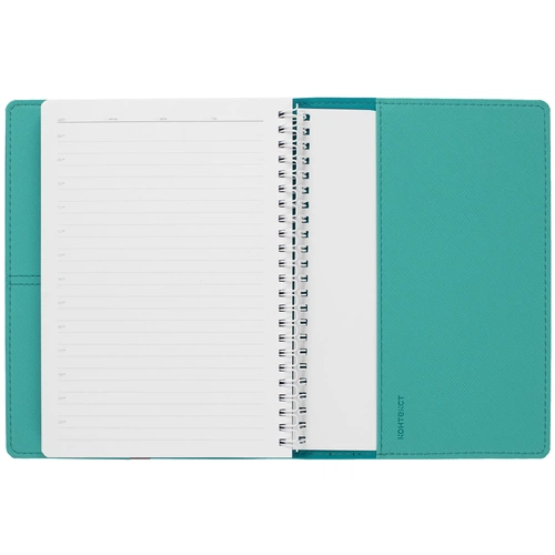 Ежедневник Spring Touch, недатированный, бирюзовый Ежедневник Spring Touch, недатированный, бирюзовый