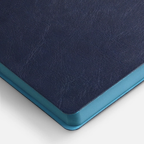 Ежедневник Doppio, недатированный, синий с голубым Ежедневник Doppio, недатированный, синий с голубым