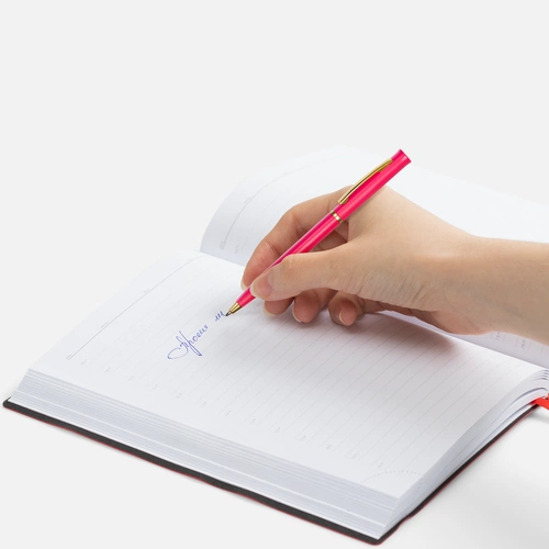 Ручка шариковая Euro Gold, розовая Ручка шариковая Euro Gold, розовая