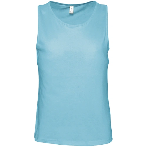 Майка мужская Justin 150, бирюзовая Майка мужская Justin 150, бирюзовая