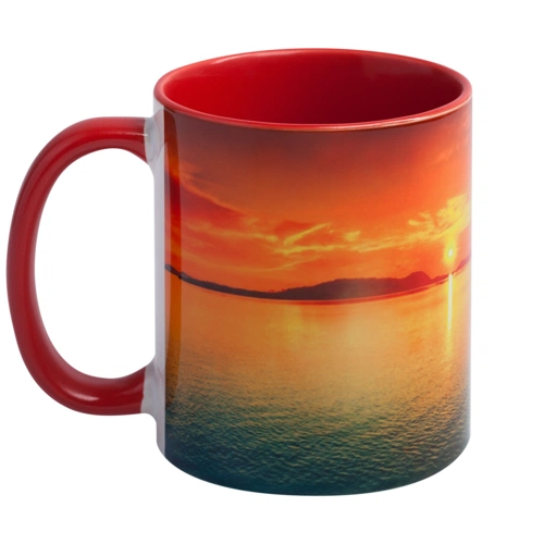 Кружка Promo Plus для сублимационной печати, красная Кружка Promo Plus для сублимационной печати, красная