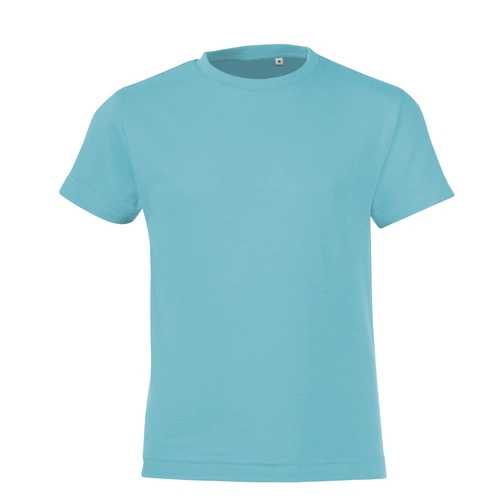 Футболка детская Regent Fit Kids, бирюзовая Футболка детская Regent Fit Kids, бирюзовая