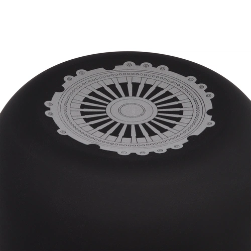 Термос Skydive с круговой гравировкой и тампопечатью, черный Термос Skydive с круговой гравировкой и тампопечатью, черный