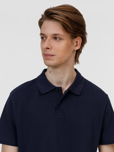 Рубашка поло унисекс Pulse, кобальт (темно-синяя) Рубашка поло унисекс Pulse, кобальт (темно-синяя)