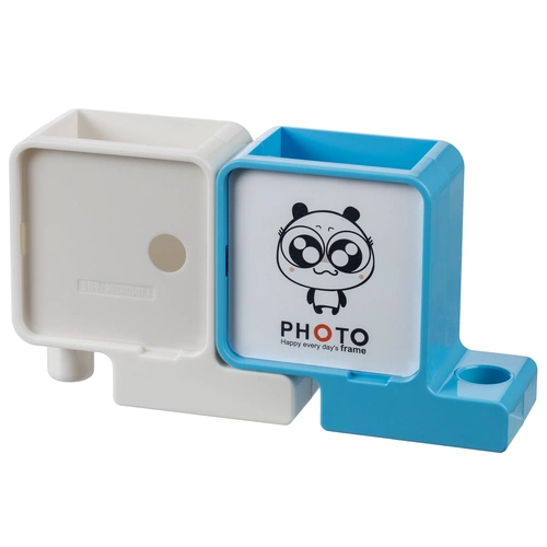 Органайзер с фоторамкой Officelover, белый с голубым Органайзер с фоторамкой Officelover, белый с голубым