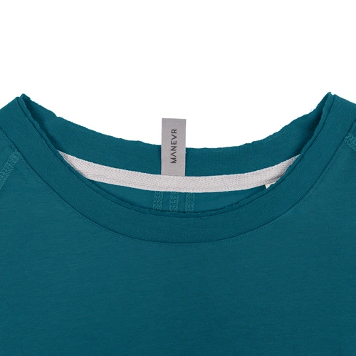 Футболка унисекс Vozduh 1.0, темно-бирюзовая Футболка унисекс Vozduh 1.0, темно-бирюзовая