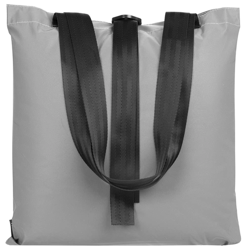 Шопер Manifest из светоотражающей ткани, серый Шопер Manifest из светоотражающей ткани, серый