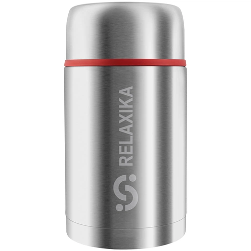 Термос для еды Relaxika 1000, в чехле, стальной Термос для еды Relaxika 1000, в чехле, стальной