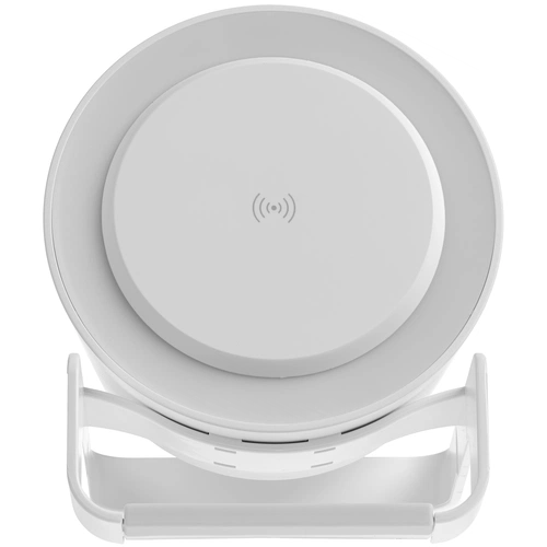 Лампа с колонкой и беспроводной зарядкой moonLight, белая Лампа с колонкой и беспроводной зарядкой moonLight, белая