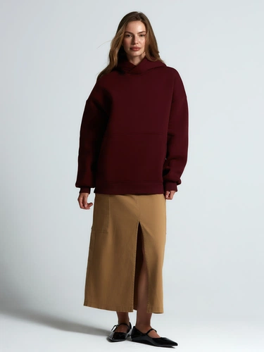 Худи Kulonga Oversize, бордовое Худи Kulonga Oversize, бордовое