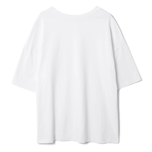 Футболка унисекс оверсайз Crosstown, белая Футболка унисекс оверсайз Crosstown, белая