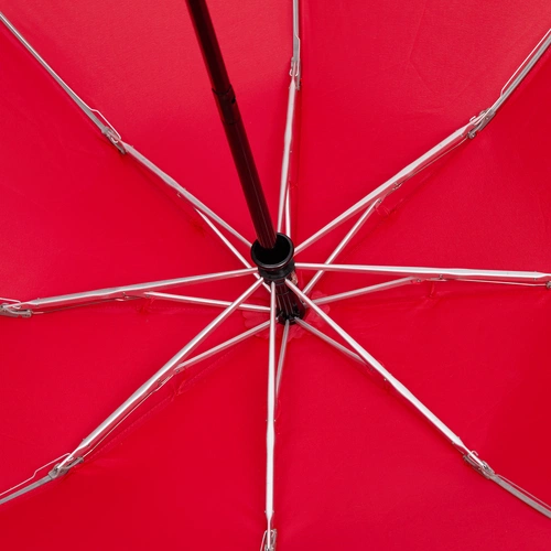 Зонт наоборот складной Futurum со светоотражающим кантом, красный Зонт наоборот складной Futurum со светоотражающим кантом, красный