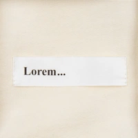 Лейбл хлопковый Doni, S