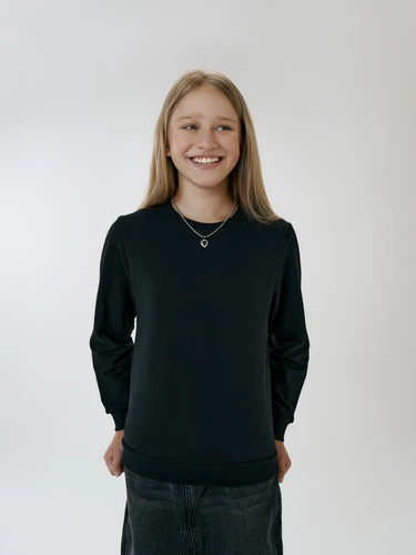 Свитшот детский Toima Kids 2.0, черный Свитшот детский Toima Kids 2.0, черный