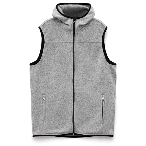 Жилет с капюшоном унисекс Gotland, серый Жилет с капюшоном унисекс Gotland, серый