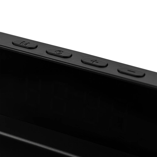 Станция беспроводной зарядки с часами Electron, ver.2, черная Станция беспроводной зарядки с часами Electron, ver.2, черная