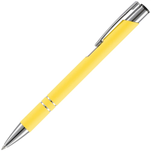 Ручка шариковая Keskus Soft Touch, желтая Ручка шариковая Keskus Soft Touch, желтая