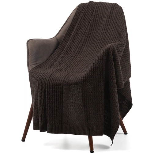 Плед Slumberland, коричневый меланж Плед Slumberland, коричневый меланж