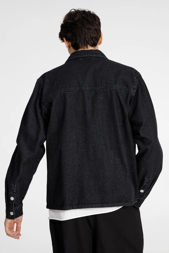 Куртка джинсовая O3, черная Куртка джинсовая O3, черная