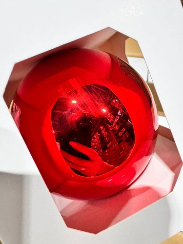 Оформительский шар Finery, 10 см, глянцевый красный Оформительский шар Finery, 10 см, глянцевый красный