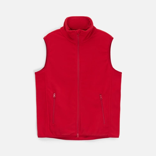 Жилет флисовый унисекс Ben Mac, красный Жилет флисовый унисекс Ben Mac, красный