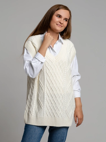 Жилет оверсайз на заказ Tricksy Terra Grand, акрил Жилет оверсайз на заказ Tricksy Terra Grand, акрил