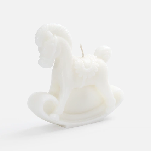 Свеча фигурная «Лошадка-качалка», белая Свеча фигурная «Лошадка-качалка», белая