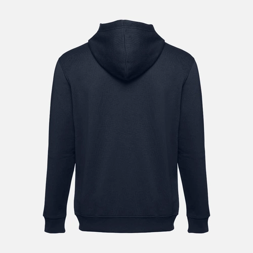 Толстовка мужская на молнии с капюшоном Amsterdam, темно-синяя Толстовка мужская на молнии с капюшоном Amsterdam, темно-синяя