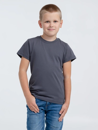 Футболка детская T-Bolka Kids, темно-серая (графит) Футболка детская T-Bolka Kids, темно-серая (графит)