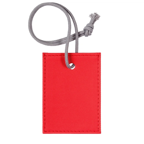 Бирка для багажа Twill, красная Бирка для багажа Twill, красная