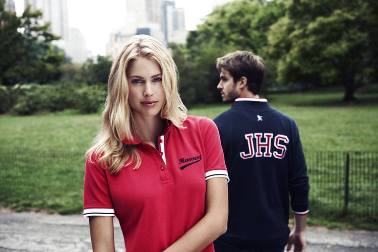 Рубашка поло женская Antreville, темно-синяя Рубашка поло женская Antreville, темно-синяя