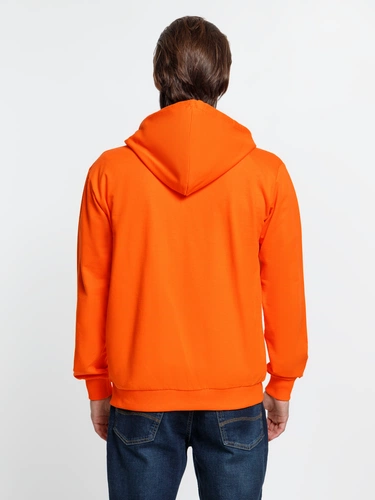 Толстовка на молнии с капюшоном Siverga 2.0, оранжевая Толстовка на молнии с капюшоном Siverga 2.0, оранжевая