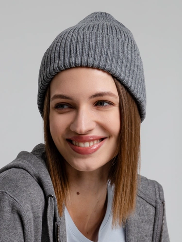 Шапка Stout, серый меланж Шапка Stout, серый меланж