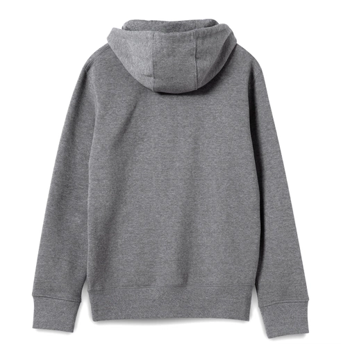 Толстовка на молнии с капюшоном унисекс King, темно-серый меланж Толстовка на молнии с капюшоном унисекс King, темно-серый меланж