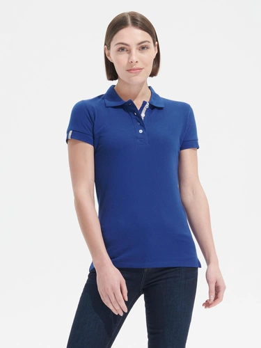 Рубашка поло женская Portland Women 200 темно-синяя Рубашка поло женская Portland Women 200 темно-синяя
