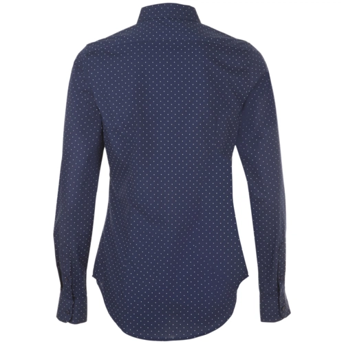 Рубашка женская Becker Women, темно-синяя с белым Рубашка женская Becker Women, темно-синяя с белым