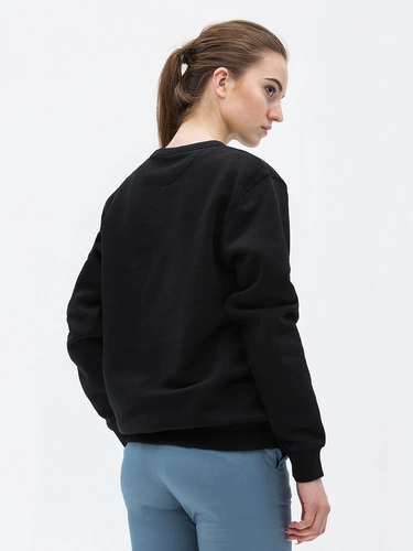 Толстовка унисекс Sully, черная Толстовка унисекс Sully, черная