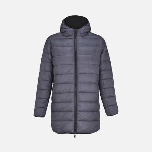 Куртка-парка унисекс Reverse, черная Куртка-парка унисекс Reverse, черная