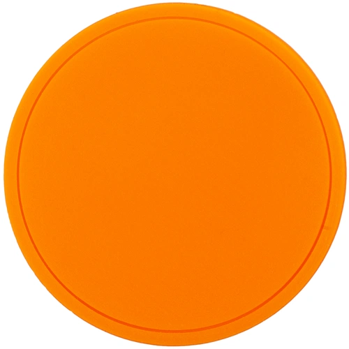 Лейбл из ПВХ Dzeta Round, L оранжевый неон Лейбл из ПВХ Dzeta Round, L оранжевый неон