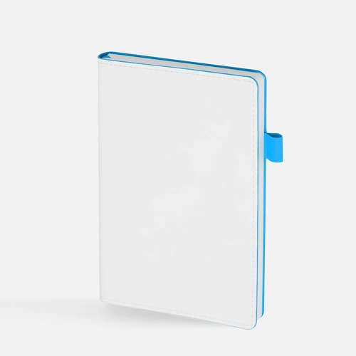 Ежедневник White Shall, недатированный, бело-голубой Ежедневник White Shall, недатированный, бело-голубой