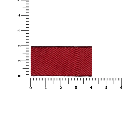 Лейбл тканевый Epsilon, XXS, бордовый Лейбл тканевый Epsilon, XXS, бордовый