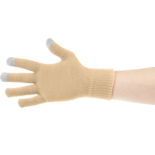 Перчатки сенсорные Urban Flow, бежевые Перчатки сенсорные Urban Flow, бежевые